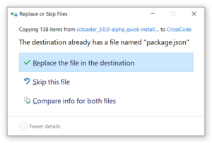 Ccloader-quick-install-overwrite-package-json.png